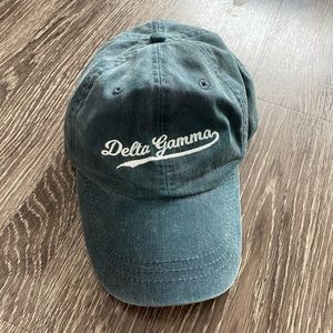 Delta Gamma denim jean baseball cap